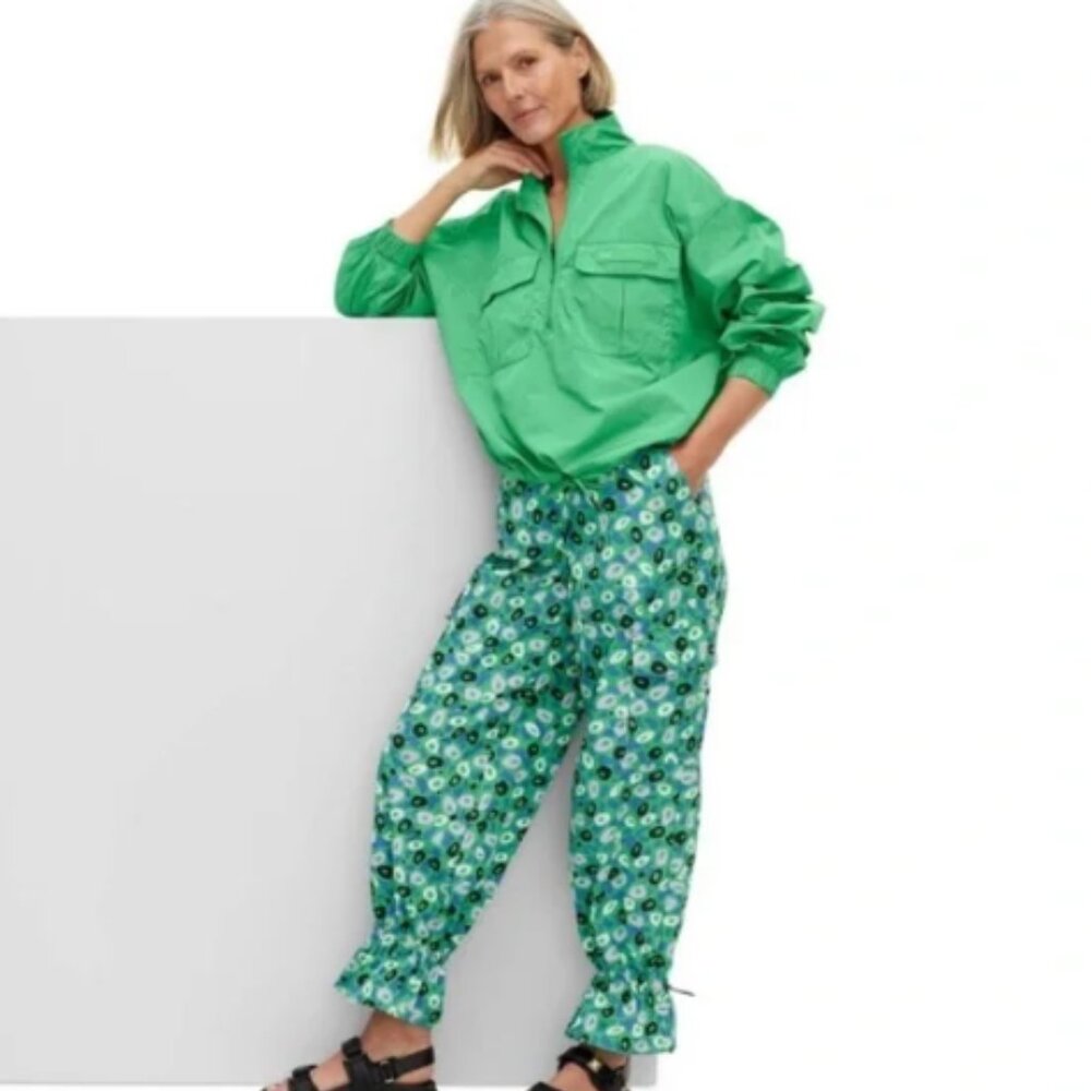 DVF for Target - Women’s Utility Jazz Dot Green Cargo Pants